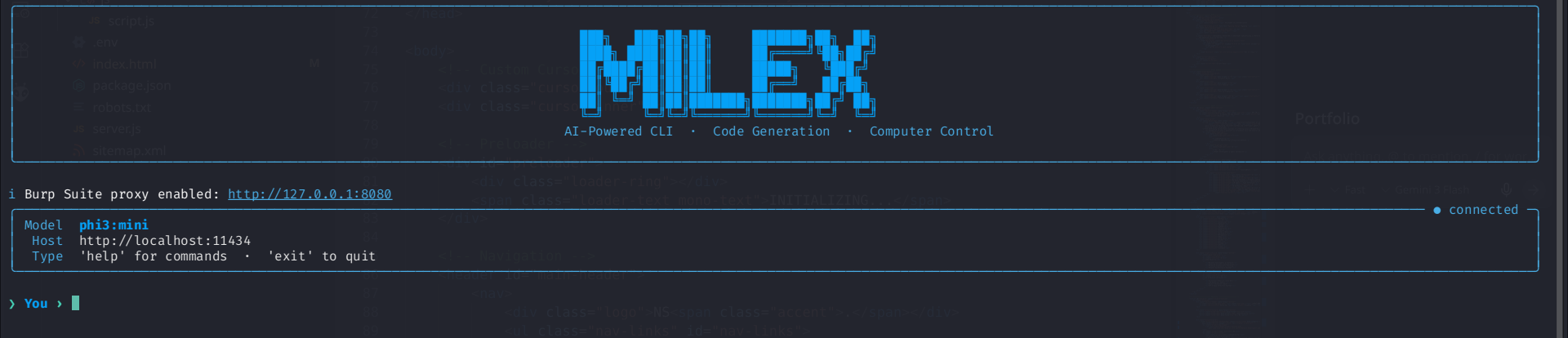 Local LLM Powered CLI AI Agent using Ollama and Python